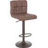 Bizzotto Sgabello bar Greyson marrone vintage