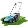 Cecotec Rasaerba a Filo - Tagliaerba con Cavo Terrenator 330 Flex. 1200W, Larghezza Taglio 33cm, Facile Manovrabilità, Altezza Taglio Regolabile, Sicurezza con Tecnologia BeltDrive