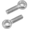 XUXPFJ Bullone ad occhiello filettato M6 M8 M10 M14 in acciaio inossidabile 304, for sollevamento a spalla, filettatura metrica(M8 x 60mm 2pcs)