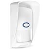 Buqpow 433Mhz Wireless PIR Sensore di Movimento Allarme Animale Immune Rilevatore Infrarosso Impermeabile Esterno Rilevatore Infrarossi