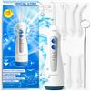 Bodyblooms Idropulsore Dentale Portatile DENTAL V-PRO da 300ml | Irrigatore Orale con 4 modalità di idrogetto per pulizia denti - 5 ugelli - 1 specchio | Irrigatore dentale | kit pulizia denti tartaro e sporco