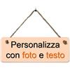 PHOTOCITY Targhetta in plexiglass personalizzata Targa fuoriporta personalizzata targhetta in plexiglass decorazione per porta cameretta dei bambini targa per porta di ingresso (Tema libero)