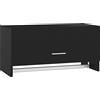 vidaXL Armadio Nero 70x32,5x35 cm in Legno Multistrato