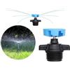 Yawdil Ugello di irrigazione rotante a 360 gradi Irrigatore di rotazione Irrigatore da giardino Irrigazione per prato 1/2 pollice filettatura maschio automatico spruzzatore rotante