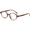 YAMEIZE Occhiali Luce Blu Ovali Donna Uomo Montatura Occhiali da Vista Retrò Piccoli Ovali Occhiali Anti Filtro Luce Blu per Lettura PC Gioco