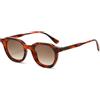 YAMEIZE Occhiali da Sole Rotondi da Uomo Donna-Vintage Retro Rotondi Piccoli Montatura Occhiali Tondi Protezione UV400