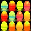 XiXiRan Luci dell'Uovo di Pasqua*12pcs, Uova di Pasqua Luci Decorazione, Lampada Candela Uovo, Uovo di Pasqua Luce, Luci di Uova Alimentata a Batteria, Led Candela Uovo a Forma di Senza Fiamma
