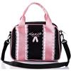 RTMYOR Borsa da Danza Carina per Ragazze, Sportiva e a Tracolla, Borsone da Ballerina, Nero01