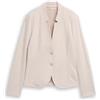 TOM TAILOR 1044609 Blazer, 38330-Soft Taupe Melange, XS Donna