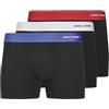JACK & JONES Bamboo Trunks 3 Pack SN Jacnyjah-Boxer in bambù, Confezione da 3, Nero, XXL (Pacco da 3) Uomo