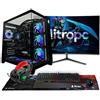 NitroPC - Pack Diamond | PC Gaming completo (Intel Core i7 12700K 12/20 5.0GHz, RTX 5060 8GB, RAM 32GB, M.2 2TB, Windows 11 | WiFi, monitor curvo 27, tastiera, mouse, cuffie) PC fisso (Nero)