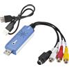 Agatige Video Audio VHS VCR USB Video Capture Card to PC Dvd Computer Converter Card Adapter Device