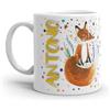 Paolo Chiari Tazza in Ceramica Caffè e Tè, Personalizzata con Nome, Idea Regalo Compleanno per Amici e Familiari, Certificata per Alimenti, Adatta al Microonde, Made in Italy (Antonio)