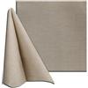 CRIMEN ITALY Tovagliolo TNT monouso 40x40 in tessuto non tessuto TORTORA | 50 pezzi | tovaglioli, resistenti | assorbente | simile al tessuto | ideale per ristorazione | HoReCa | Biodegradabile