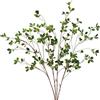 BlueCloudy 4 Pz Faux Greenery Stems 114CM Rami Artificiali 45 per Vaso Realistico Eucalipto Rami Piante False Ficus Twig per Office Decorazioni Casa