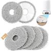 VOUPRONGZY 4Pcs Panni per Mocio per Xiaomi X20+/ X10+/per Dreame X50 X40 Ultra Complete / L10s Ultra Gen 2 / L10s Pro Ultra / X40 Master / L40 X30 L20 Ultra/Mova E30 Ultra / L10s Pro Gen 2 Panni Mop