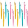 Jovitec 12 Pezzi Rasoio per Sopracciglia Shaper Trimmer Multicolore per Uomini e Donne