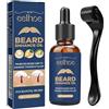 TaimeiMao Kit Per La Crescita Della Barba,Kit Crescita Barba Uomo,Olio Per La Crescita Della Barba con Beard Roller,Stimola la Crescita di Barba,Regalo per Uomini e Papà (Style 5)
