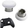 AloveDog 2 Pcs Metal Elite Series 2 Short Thumbsticks for Xbox Elite Series 2, Elite 2 Core Controller, Magnetic Analog Joysticks for Xbox Elite Series 2 Core Standard Height Thumbsticks (White)
