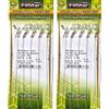 PRO FILSTAR Set di 10 Ami da Pesca con Filo Trecciato e Elastico - Amo N8,Corda Intrecciata 10cm,DIA 0.12mm - Method Feeder - Pellet Carpfishing - Hair Rig - Pesca Accessori Carpa - Attrezzatura Pesca