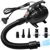 GOMETY Pompa ad aria elettrica, 600 W, pompa elettrica con 5 ugelli, pompa ad aria elettrica per porta gonfiabile, materassino ad aria, galleggianti, zattere, letti ad acqua, barche, tavola SUP, piscina per