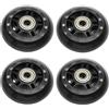 YINETTECH Confezione da 4 Ruote in PU con Cuscinetti 608ZZ Gruppo Ruota Anteriore Anti-ribaltamento per Scooter Sedie Elettriche Skateboard Drift Cars 72x24mm