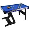 Generic Mini tavolo da biliardo, gioco da tavolo da biliardo, gioco da tavolo portatile, include rastrelliera triangolare, palle, stecche, gesso, spazzola per feste in famiglia