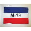 AZ FLAG BANDIERA MOVIMENTO 19 APRILE IN COLOMBIA 45x30cm - BANDIERINA DEL M-19 COLOMBIANO 30 x 45 cm cordicelle - AZ FLAG