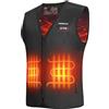 Gilet Riscaldato Elettrico Da Donna In Pile Con Batteria 7.4V 16000mAh - 3 Livelli Di Calore, Regalo Invernale