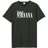 Amplified Maglietta unisex da adulto in Utero Nirvana, Carbone, XL