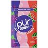 PUR Gum PUR Jumbo Gum | Gomme da Masticare Senza Aspartame | Con Xilitolo | Gusto Naturale Bubblegum, Grape, Watermelon, 20 Pezzi (Confezione da 1)
