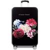 MosaiRudo Copertura elastica per valigie spessa adatta per valigie da 45-81 cm, accessori da viaggio, Fiore., XL, Per valigia