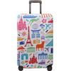 MosaiRudo Copertura elastica per valigie spessa adatta per valigie da 45-81 cm, accessori da viaggio, TKM0055, M, Per valigia