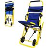 Bueuwe Sedia a rotelle pieghevole leggera, Montascale, Carrozzina per disabili, Portata 160 kg