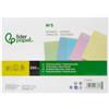 Liderpapel Ricambio per blocco A4 100 fogli 100 g/m2 linee guida due strisce larghe 4 3,5 mm con margine 4 fori.