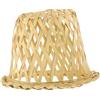 Veemoon 2 Pezzi Paralume Paralume Coprilampada Grandi Paralumi Tessuto Per Lampadario Lampada Soffitto Lampada Pendente Tessitura Coprilampada Beige Bambù