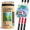 ZENO 72 Matite Colorate Professionali | Pastelli Professionali per Artisti | Colori a Matita con Mine a Base di Olio | Set per Esperti, Principianti e Adolescenti