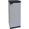Giordanoshop Armadio da Esterno 34x40x85 cm 1 Anta 1 Ripiano in Resina Grigio
