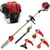 TTAMG Tosaerba GX50 4 Tempi 5 in 1, Motosega, Decespugliatore, Rosso, Benzina, Professionale