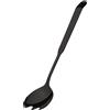 AMEFA BUFFET - Forchetta da insalata piccola, per catering e buffet, posate da servizio, in acciaio inox 18/10, satinato, nero, lunghezza: 23,7 cm