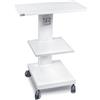 I-TECH TROLL-L CARRELLO PORTA STRUMENTI A TRE RIPIANI - Dimensioni ripiano superiore 60x35 cm - 4 ruote girevoli
