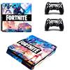 Supreme Skinz Cover protettiva in vinile per PlayStation 4 Slim, pellicola per console Fortnite e 2 controller, motivo a foglie