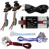SJ@JX Arcade Game Controller Encoder 3D Analogico Stick Sensore Fly Joy Codice FAI DA TE Gamepad Pulsante Joystick per PS4 PS3 Nintendo Switch Android Raspberry Pi Retro Pie PC