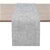 Myir JUN Runner da Tavola Runner Tavola Moderno Runner da Tavolo PVC | Resistente al calore, per case, sale da pranzo, ristoranti, hotel, feste, decorazione da tavolo, 30 x 183 cm (grigio chiaro)