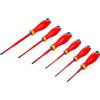 BGS 35850 | Serie di cacciaviti VDE | punta extra sottile | 6 pz.