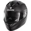Shark Casco moto Shark RIDILL BLANK Mat KMA, Nero, L