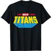 DC Comics DC Teen Titans Logo Nuovo Distressed Maglietta