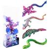 Joy Toy - Drakliths 24159 - Animali stampati 3D; Drago/Drago con ali/Serpente/Coccodrillo; Animali completamente mobili, giocattoli di agitazione (MODELLO CASUALE)