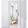 Generic Specchio adesivo a figura intera per pareti, grandi specchi da parete, adesivi da parete per camera da letto, specchi da attaccare per porte dell'armadio, 20 cm x 60 cm, angolo rotondo mirrorsoft e