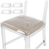 Generic Coprisedie trasparenti in PVC trasparente, impermeabili, per sedie da sala da pranzo, coprisedia in PVC trasparente, per feste, rimovibili e riutilizzabili, coperture in PVC per sala da pranzo
